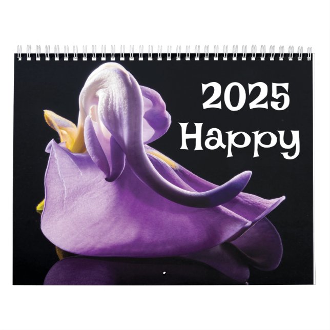 Kalender 2025 violette Blume (Titelbild)