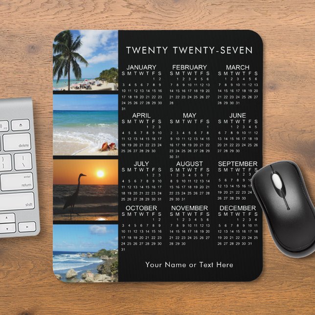 Kalender 2026 Personalisierte FotoCollage 4 Mousepad (Von Creator hochgeladen)