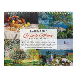Kalender 2027 - Claude Monet 2 - Impressionismus