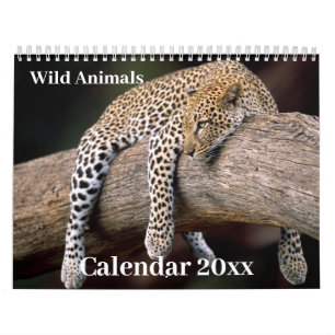 Kalender 20xx - Wilde Tiere