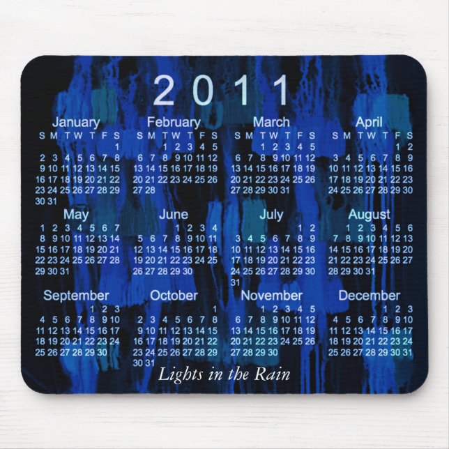 Kalender Abstract 2011 Mousepad (Vorne)