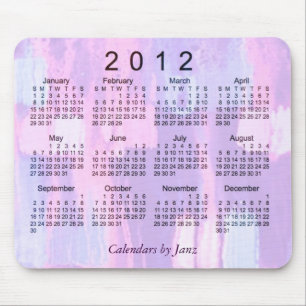 Kalender Abstract 2012 Mousepad