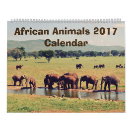Kalender afrikanischer Tiere
