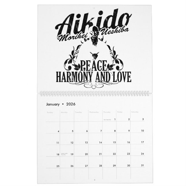 Kalender Aikido (Jan 2026)