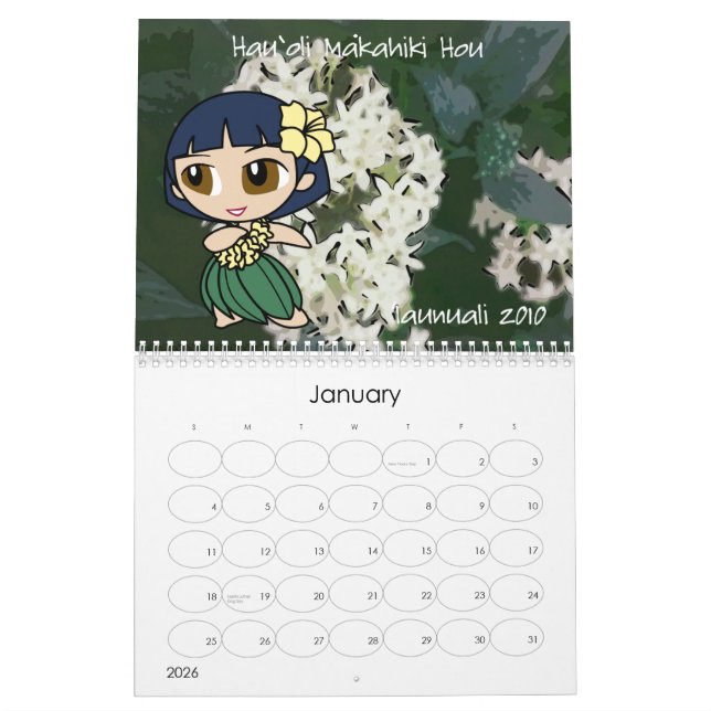 Kalender "Aloha Honeys" 2010 (Jan 2026)