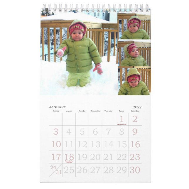 Kalender - besonders angefertigt (Jan 2027)