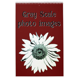Kalender - Bilder des Fotos in grauer Skalierung