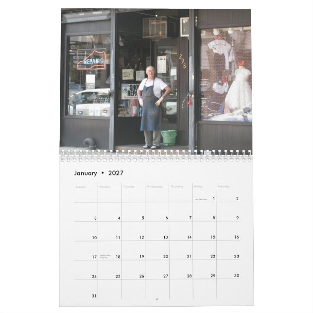 Kalender: Brooklyn bedeutet Geschäft Kalender (Jan 2027)