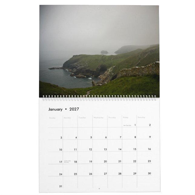 Kalender Cornwalls 2009 (Jan 2027)
