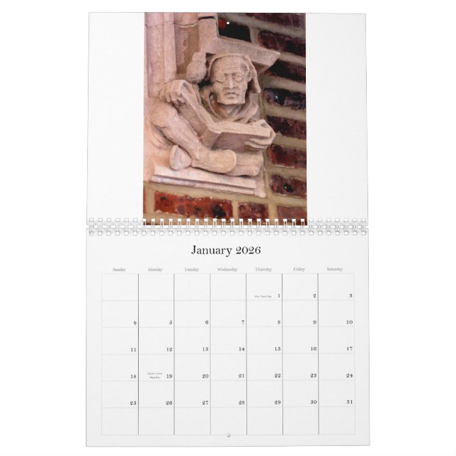 Kalender der Augen-Ansicht-V New York City (Jan 2026)