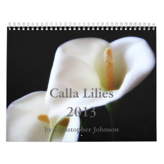 Kalender der Calla-Lilien-2013