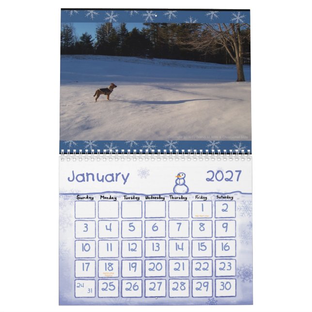 Kalender der China der Hundetag2009 (Jan 2027)