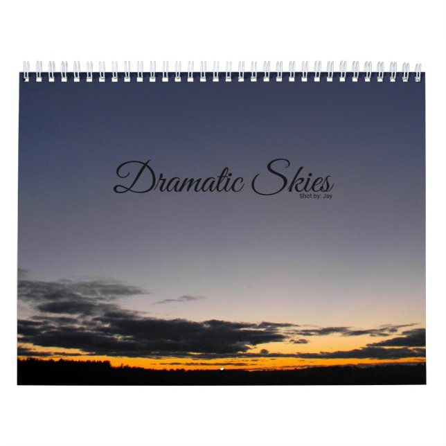 Kalender der dramatischen Himmel (Titelbild)