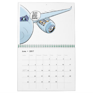 Kalender der Funny Aviation Comic