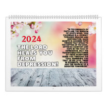 Kalender - Der Herr heilt dich vor Depressionen.