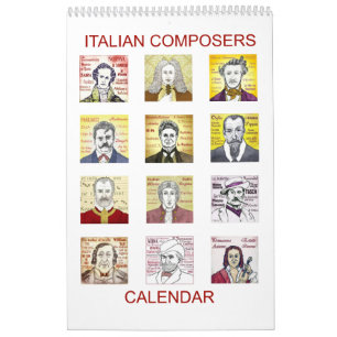 Kalender der italienischen Komponisten