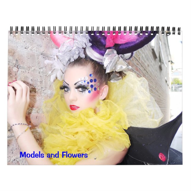 Kalender der Modelle und Blume (Titelbild)