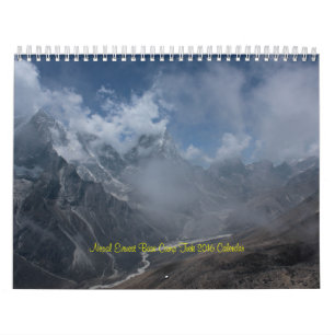 Kalender der Nepal-Mount Everest-niedriges