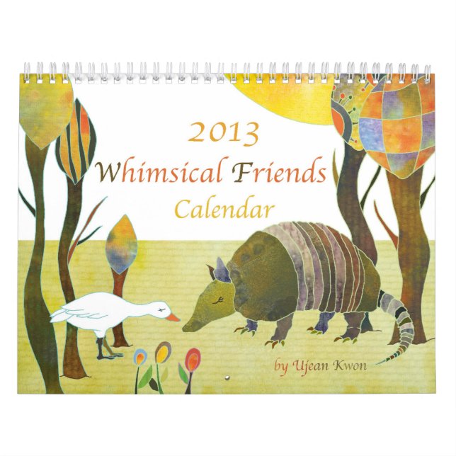 Kalender der Niedlichen Kinder von Whimsical Anima (Titelbild)
