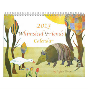 Kalender der Niedlichen Kinder von Whimsical Anima