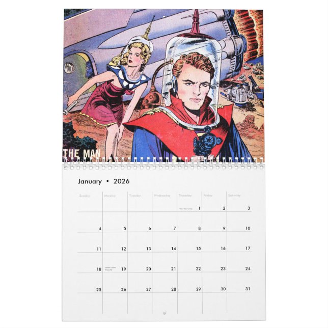 Kalender der Raum-Comic-2014 (Jan 2026)