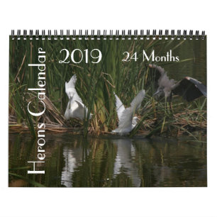Kalender der Reiher-Vogel-Tier-Tier-2019