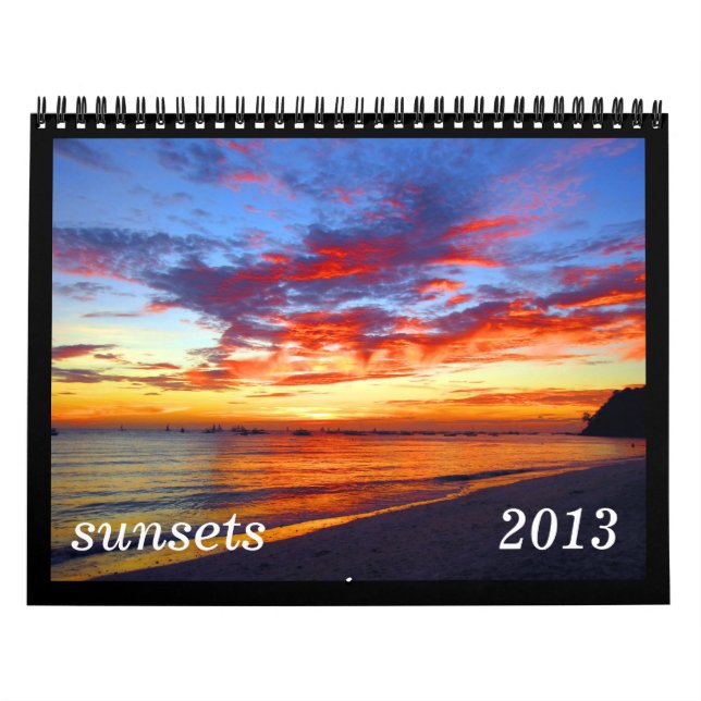 Kalender der Sonnenuntergänge 2013 (Titelbild)