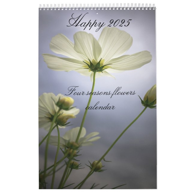 Kalender der vier Jahreszeiten 2025 Blume (Titelbild)