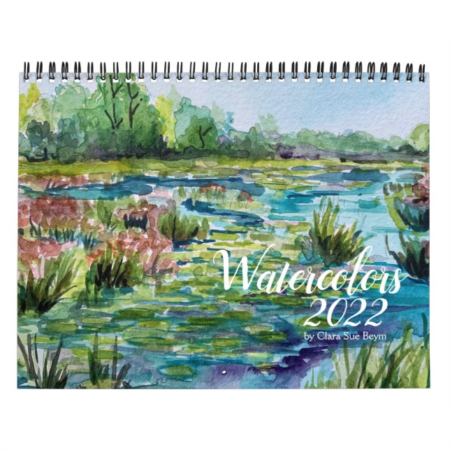 Kalender der Wasserfarben von Clara Sue Beym (Titelbild)
