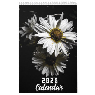 Kalender der weißen Blume 2025