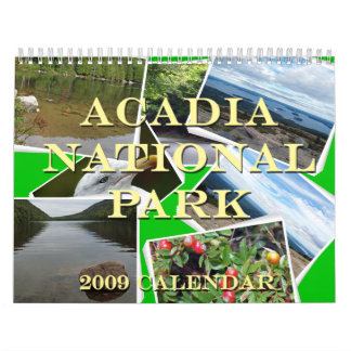 Kalender des Acadia-Nationalpark-2009