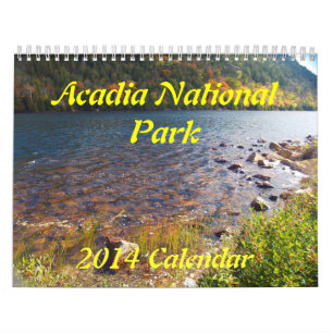 Kalender des Acadia-Nationalpark-2014