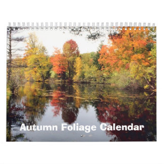 Kalender des Fall-Herbst-Laub-2017