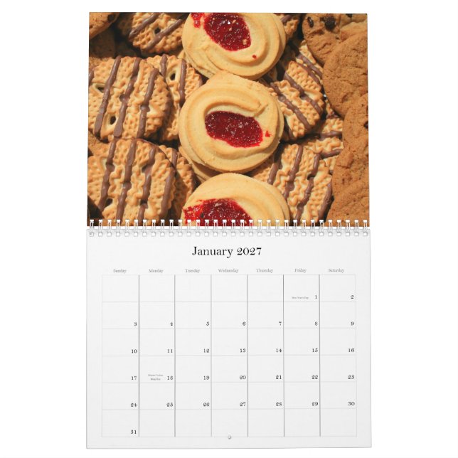 Kalender des Gebäck-2012 (Jan 2027)