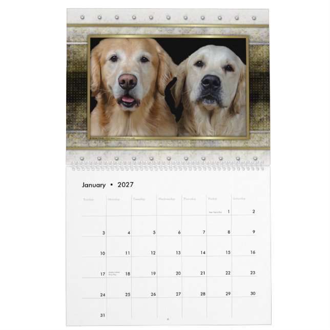 Kalender des golden retriever-2014 (Jan 2027)