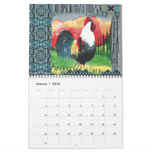 Kalender des Hahn-2016