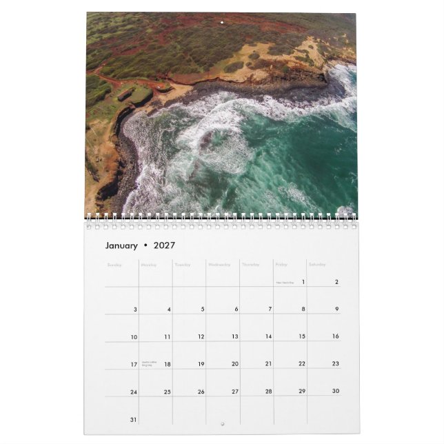 Kalender des Hawaiianer-2015 (Jan 2027)