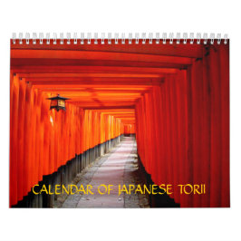Kalender des Japaners Torii