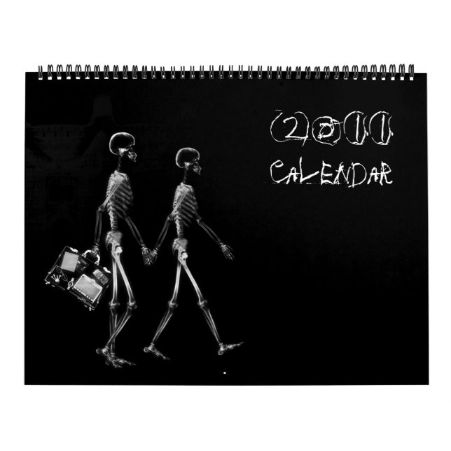 Kalender des Röntgenblick-Skelett-2011 (Titelbild)