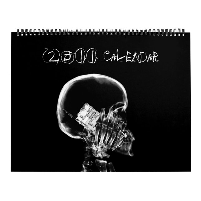 Kalender des Röntgenblick-Skelett-2011 (Titelbild)