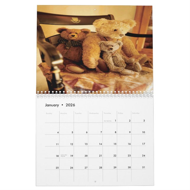 Kalender des Teddybären 2013 (Jan 2026)