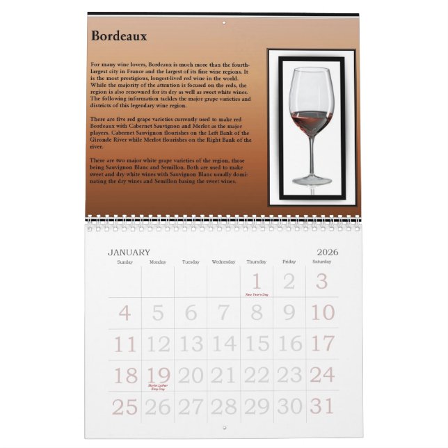 Kalender des Wein-2010 (Jan 2026)