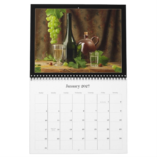 Kalender des Wein-2011 (Jan 2027)