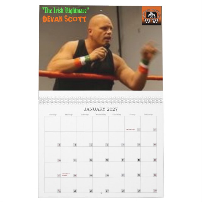 Kalender des Whiplash-Wrestling-2008 (Jan 2027)