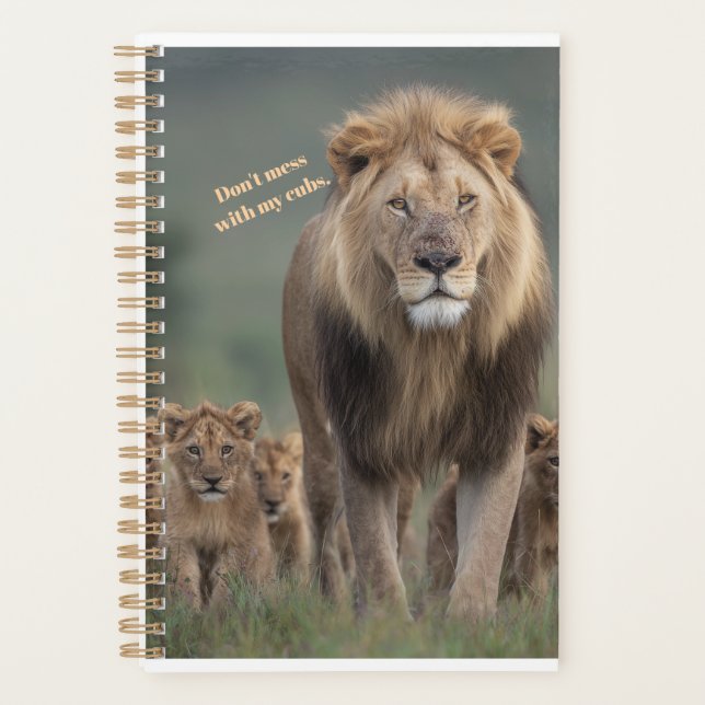 Kalender - "Don't Mess with the Cubs" Planer (Vorderseite)