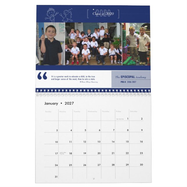 Kalender EA Pre-K (Jan 2027)