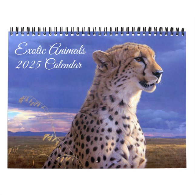 Kalender exotischer Tiere (Titelbild)