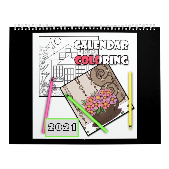 Kalender , Färbung , 2021 (Titelbild)