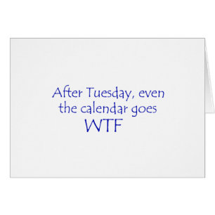 Kalender flippt aus