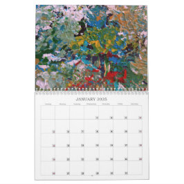 Kalender für abstrakte Kunstmalereien 2025